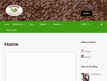 Tablet Screenshot of caddiescoffee.com.au